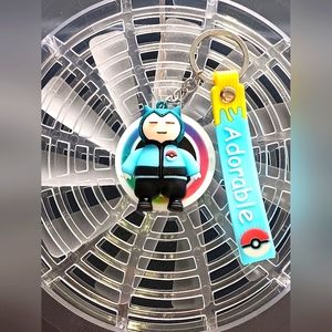 Pokemon - snorlax Adorable Keychain!!!